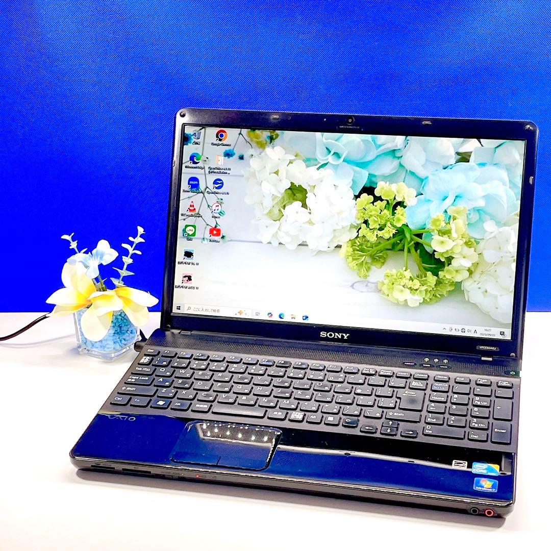 お値引品✨大容量SSD搭載✨VAIO 初期設定済 カメラ付ノートパソコン