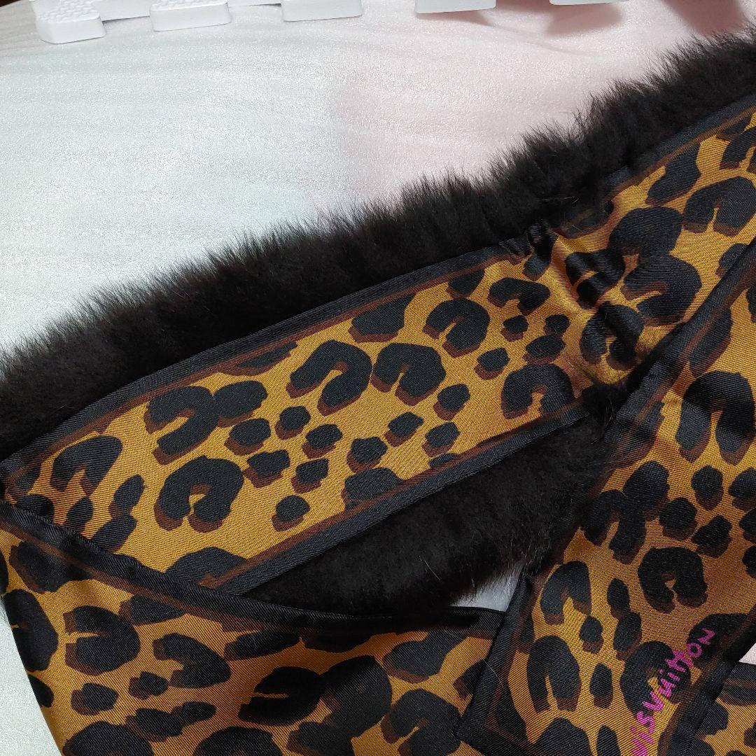 0707123　ルイヴィトン　ファーマフラー　バンドーフリュールフォックス