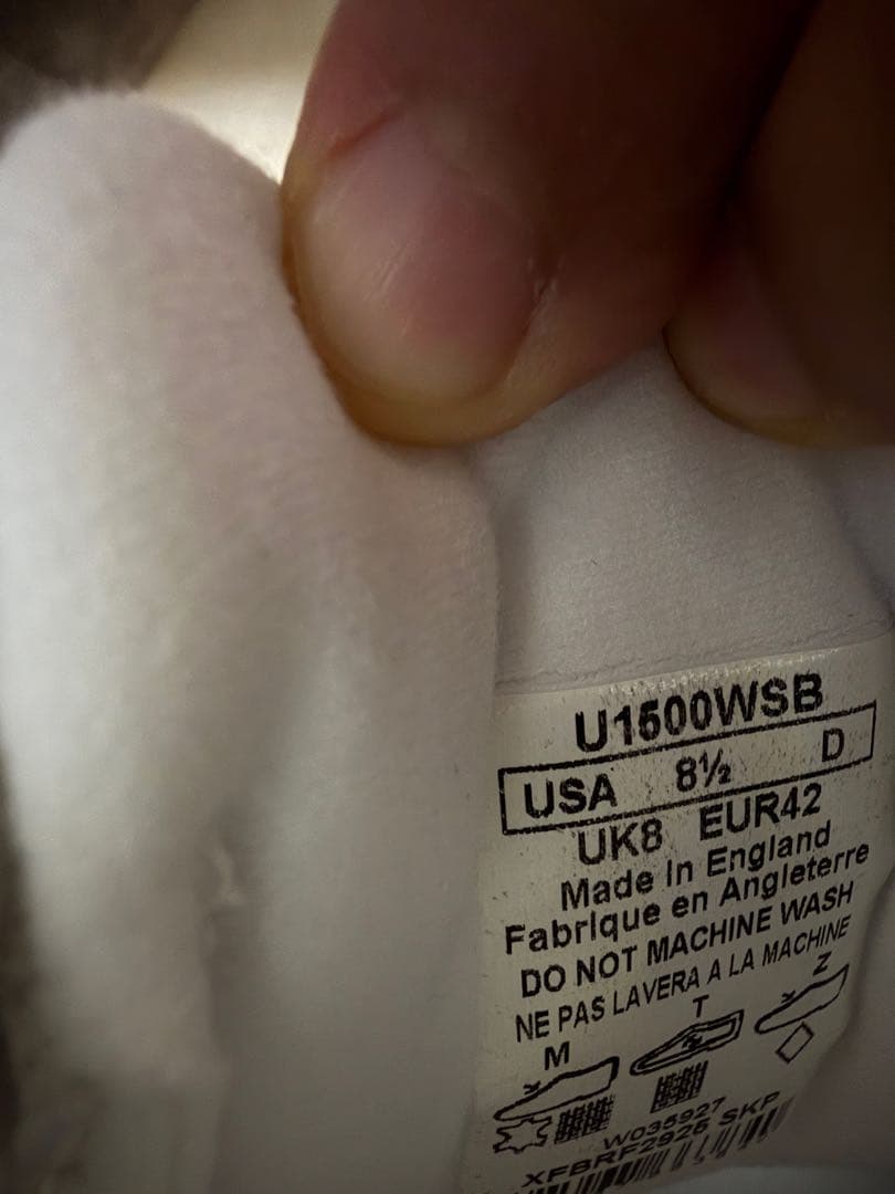 新品未使用箱付Made in UK 1500 U1500WSB