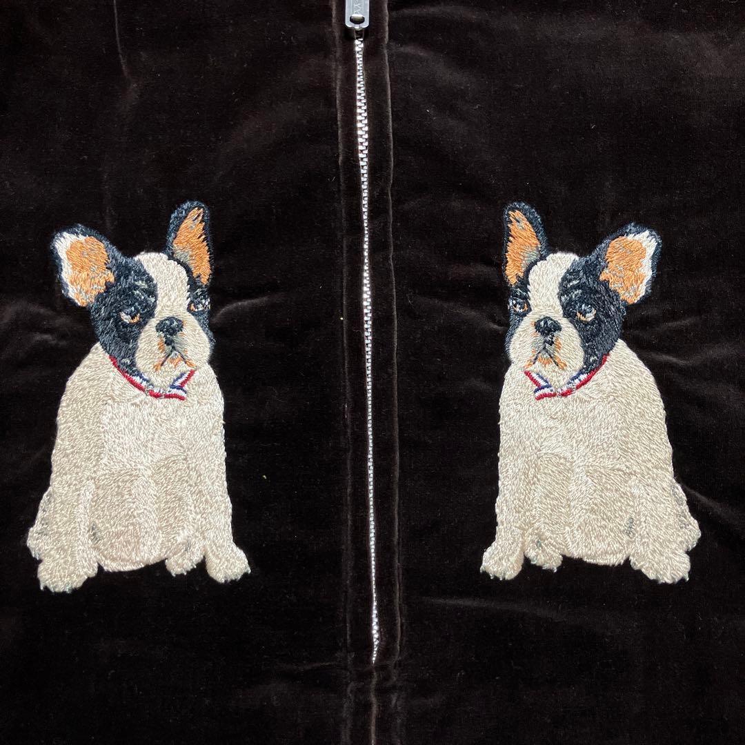 カールヘルム　スカジャン　リバーシブル　ベロア　別珍　ピンクハウス　ヴィンテージ