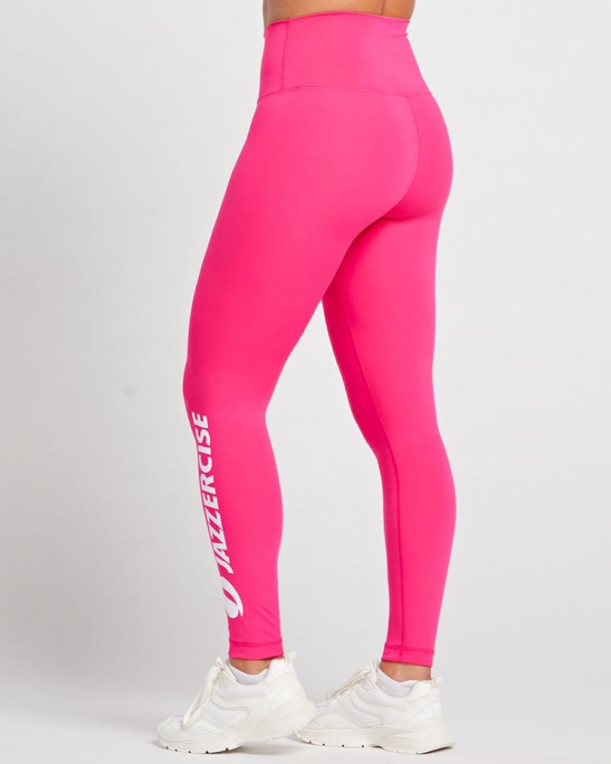 セール１０日までJAZZERCISE ハイウエスト ピンクタイツS　日本向ML