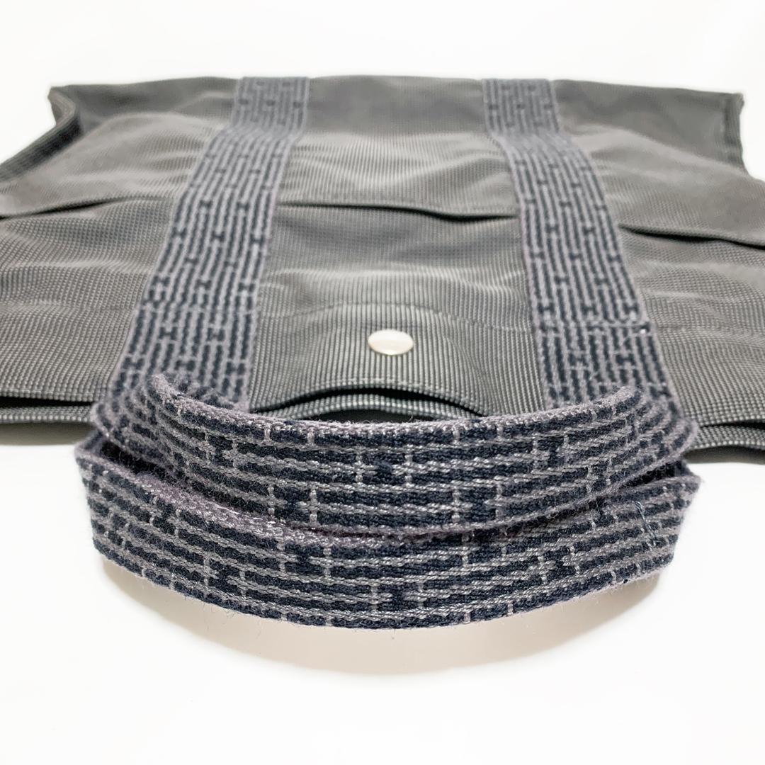 HERMES エルメス エールラインMM トートバッグ グレー