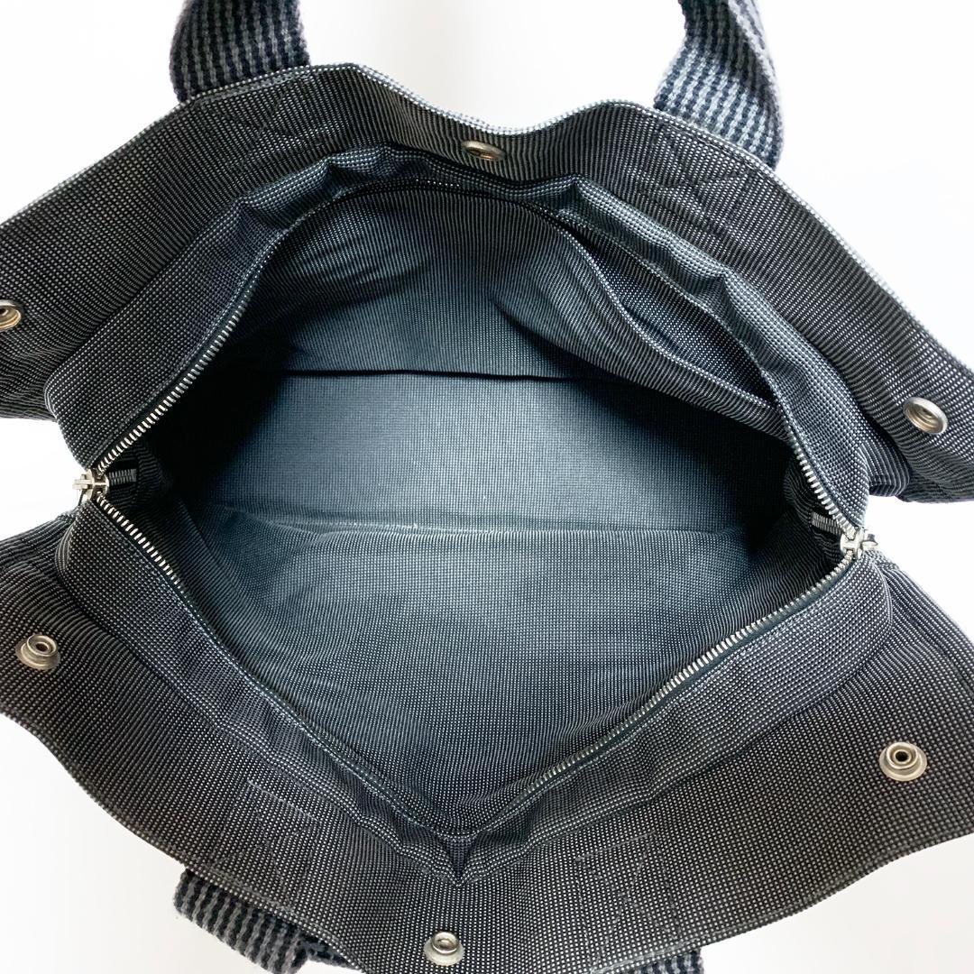 HERMES エルメス エールラインMM トートバッグ グレー