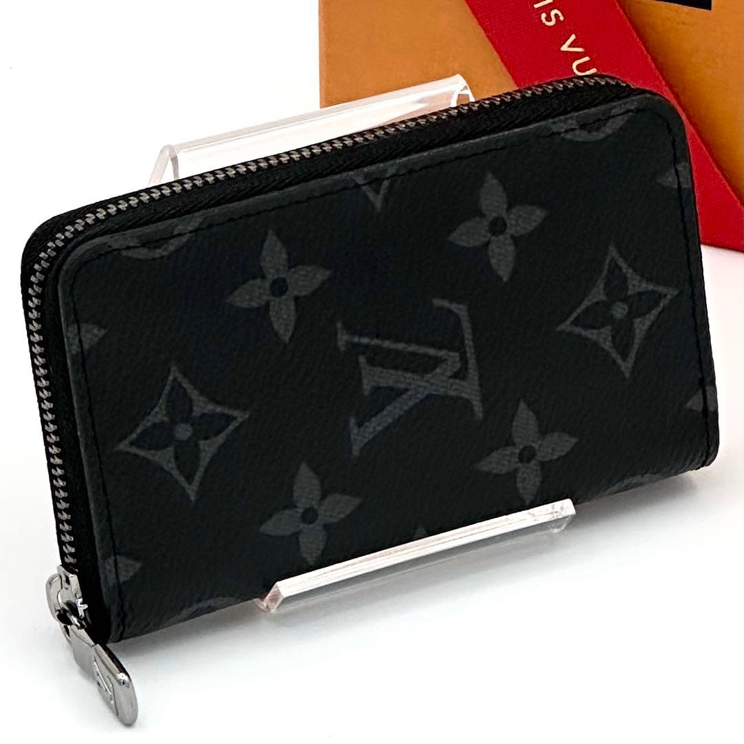 【超極美品】ルイヴィトン エクリプス ジッピーパース 小銭入れ 付属品付き