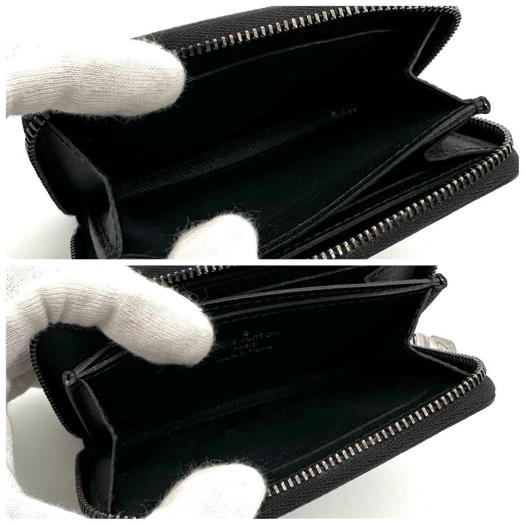 【超極美品】ルイヴィトン エクリプス ジッピーパース 小銭入れ 付属品付き