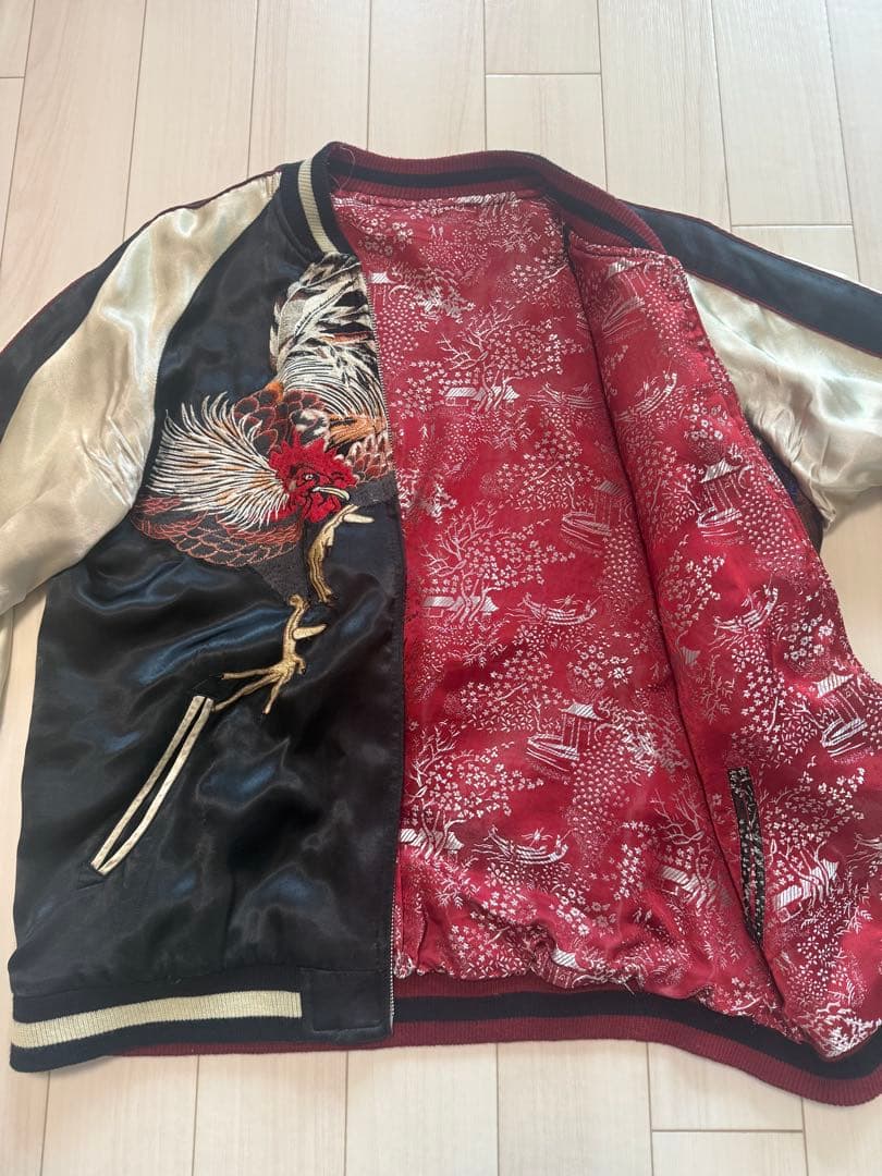 横須賀 刺繍入り スカジャン リバーシブル