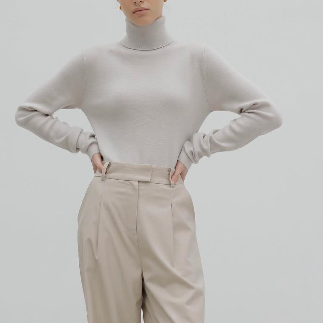 新品Na.e EVER SERIES Turtle Neck Slim Knit