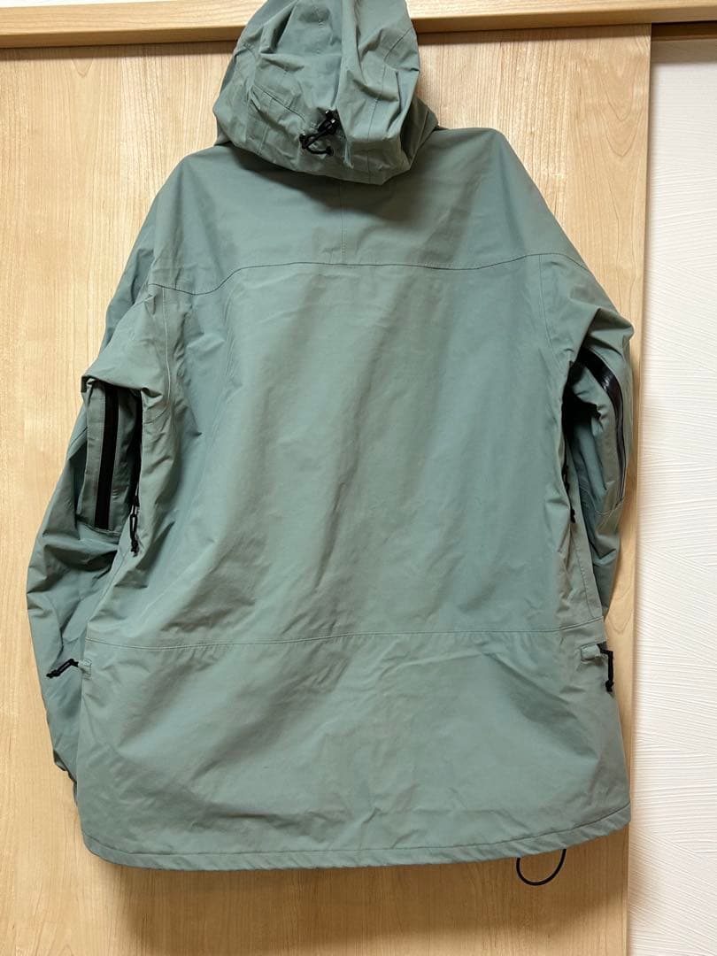 グリーン フード付き ジャケット
