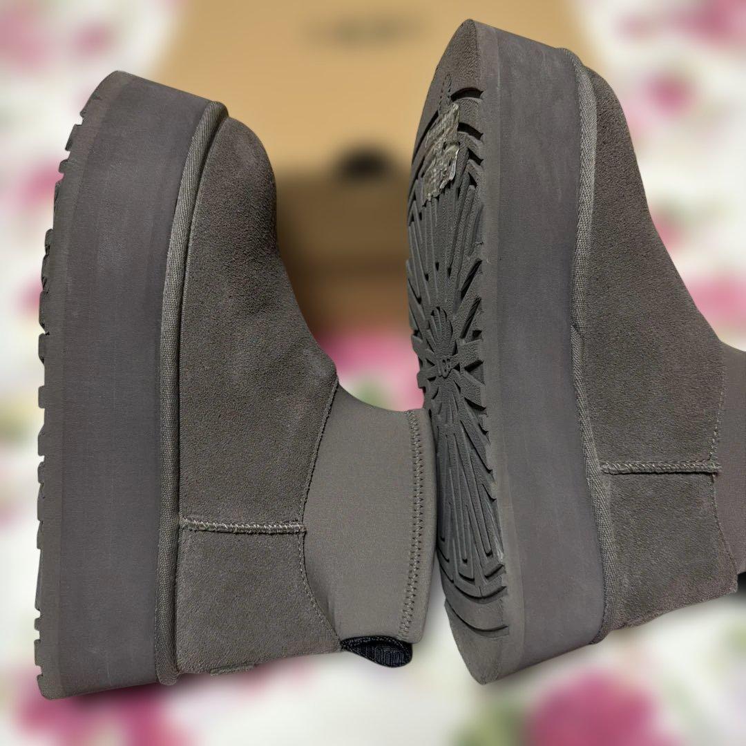 UGG ムートンスエードブーツ 厚底