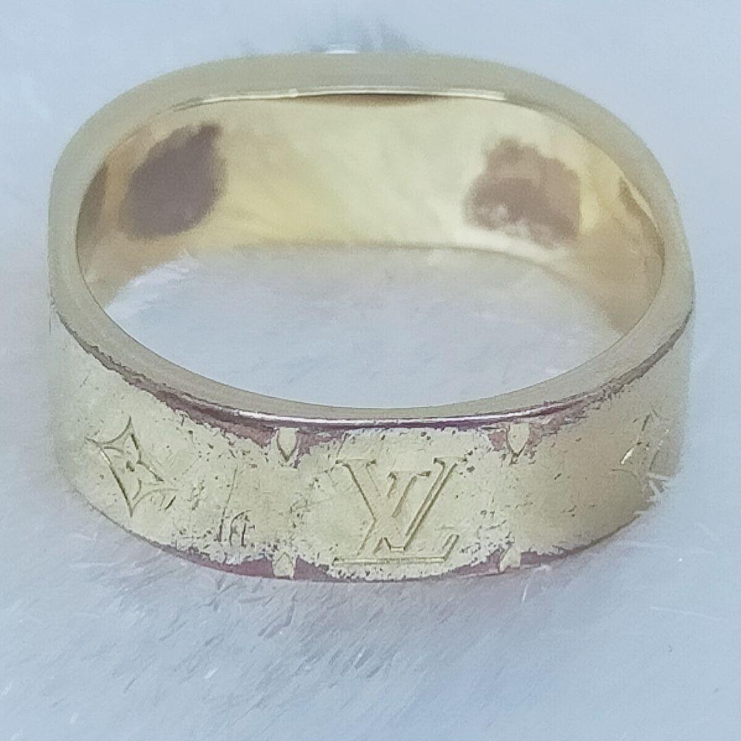 ルイヴィトン LOUIS VUITTONバーグ ナノグラム リング M00210
