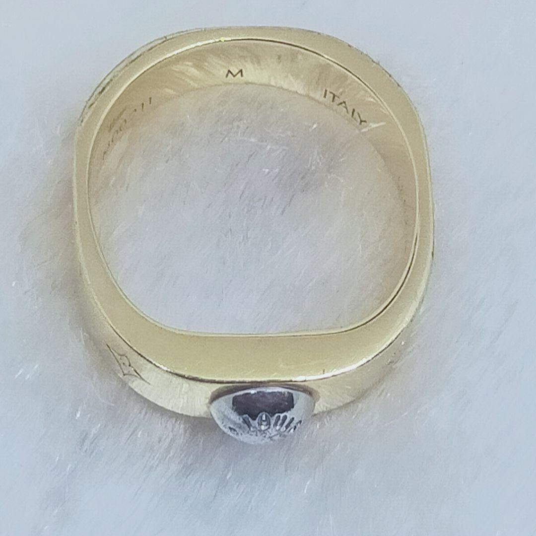 ルイヴィトン LOUIS VUITTONバーグ ナノグラム リング M00210