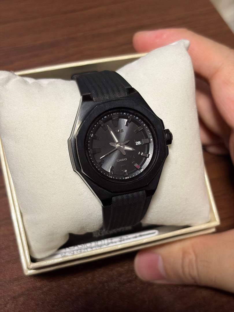 CASIO G-MS BABY-G ブラックMSG-350W 電波ソーラー　防水