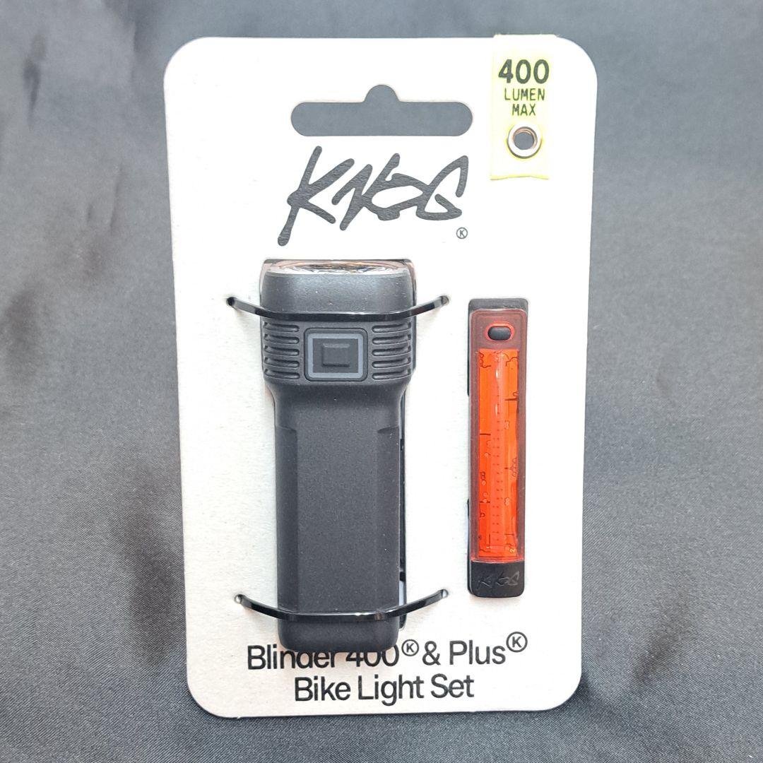 【新品】KNOG(ノグ)ライト前後セット　ブラインダー 400 & プラス20