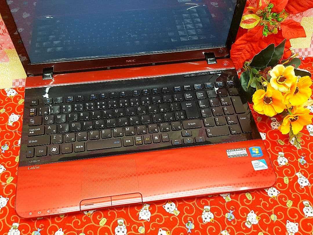 極上品♥大人気♥新品SSD512GB♥レッド色♥新型Win11搭載♥動画編集