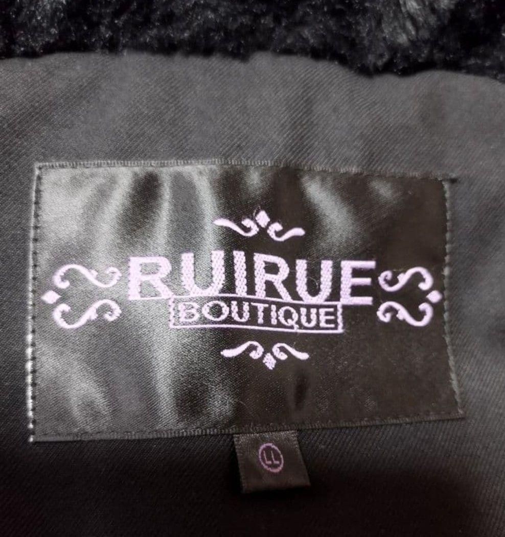 ラクーンファーサイドジップスリットダウンコート(RUIRUE BOUTIQUE)