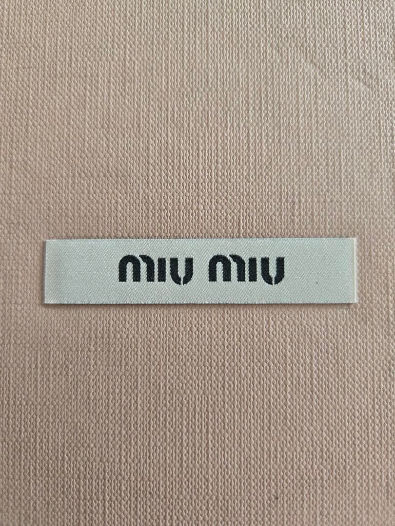 美品・箱付き miumiu ミュウミュウ レザー エンジニアブーツ 23.5㎝