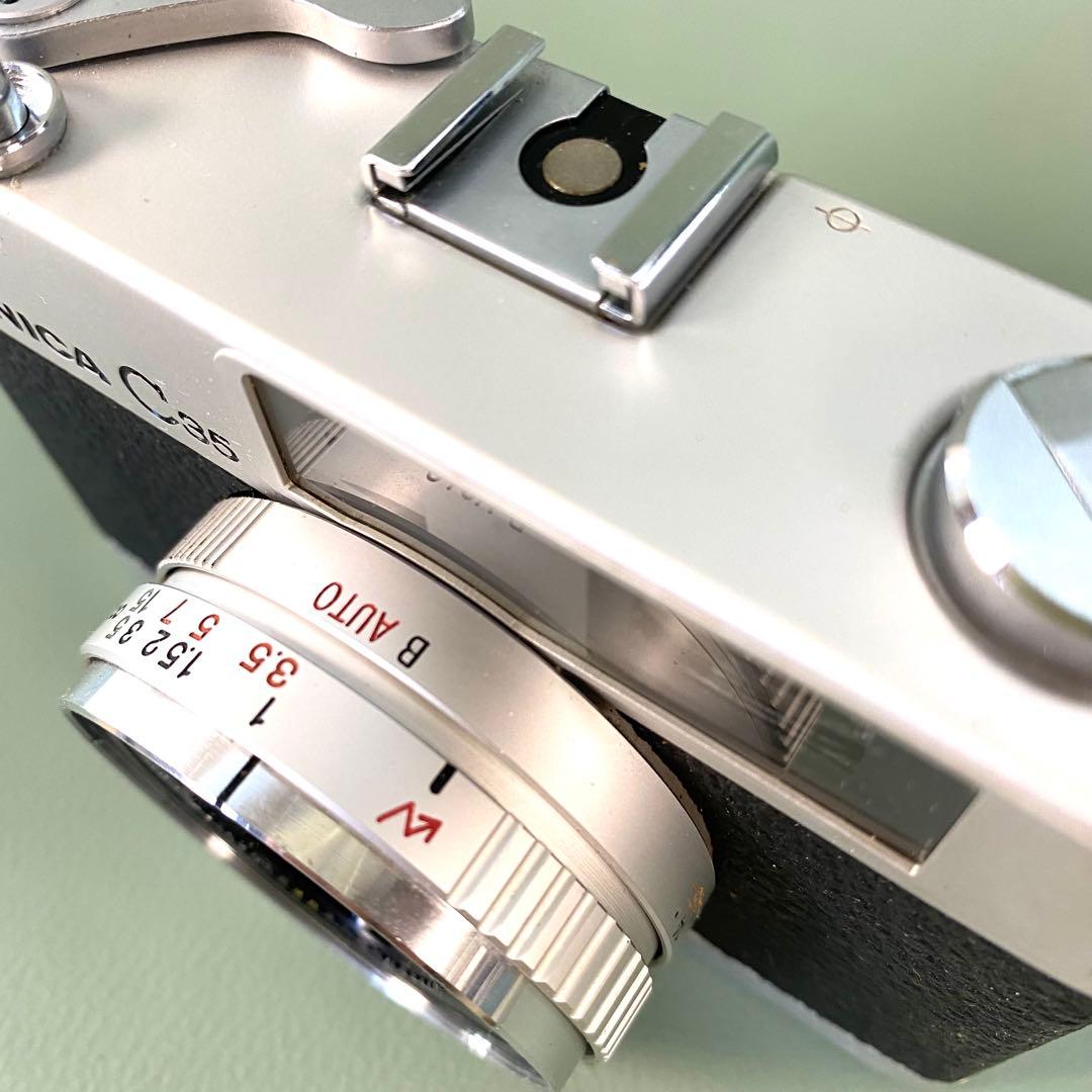 【作動保証1ヶ月】整備済、完動品/ コニカ Konica C35 初期型