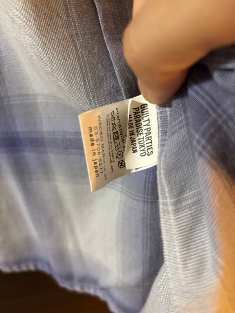 ワコマリア　オンブレチェックシャツ