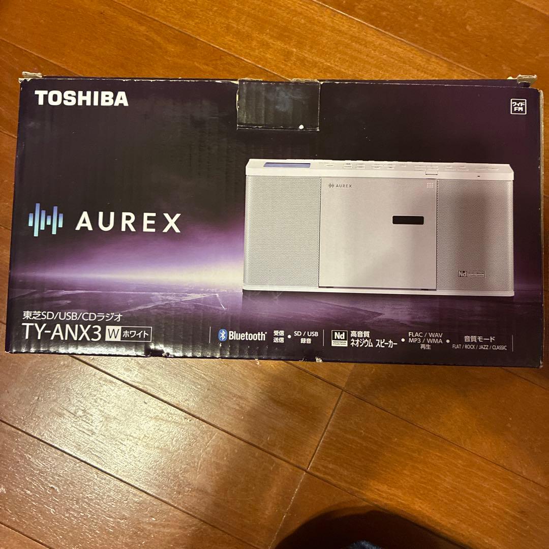 TOSHIBA SD/USB/CDラジオ　TY-ANX3 2025年製