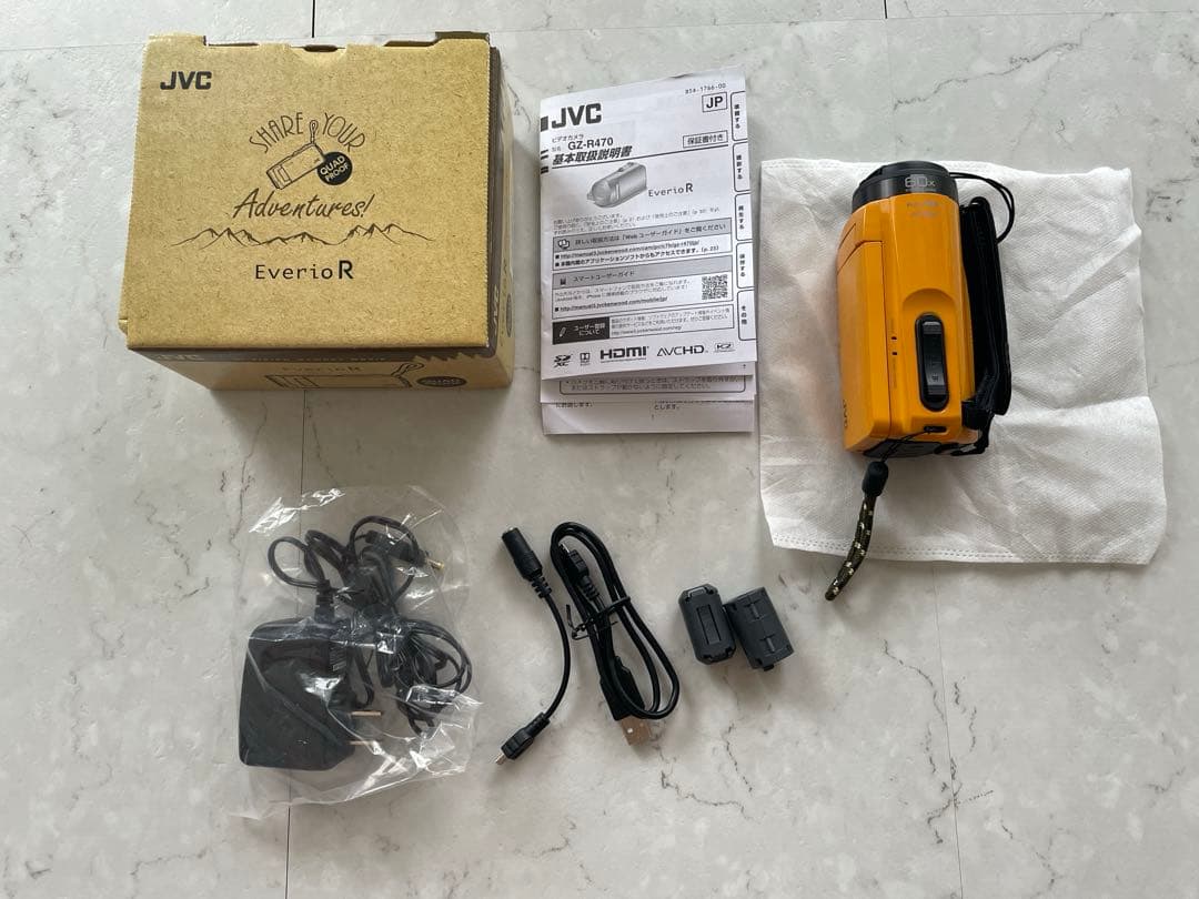 ワイズ✴︎JVC ビデオカメラ Everio R GZ-R470-Y