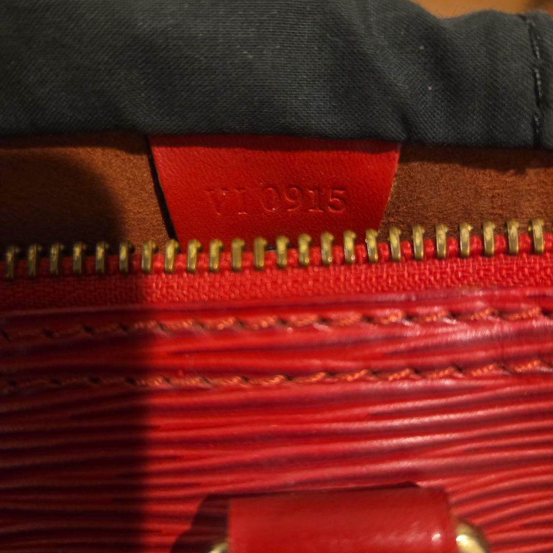 ルイ・ヴィトン エピレザー ボストンバッグ レッド