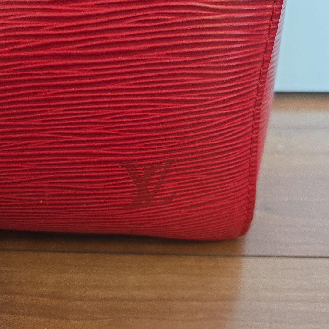 ルイ・ヴィトン エピレザー ボストンバッグ レッド