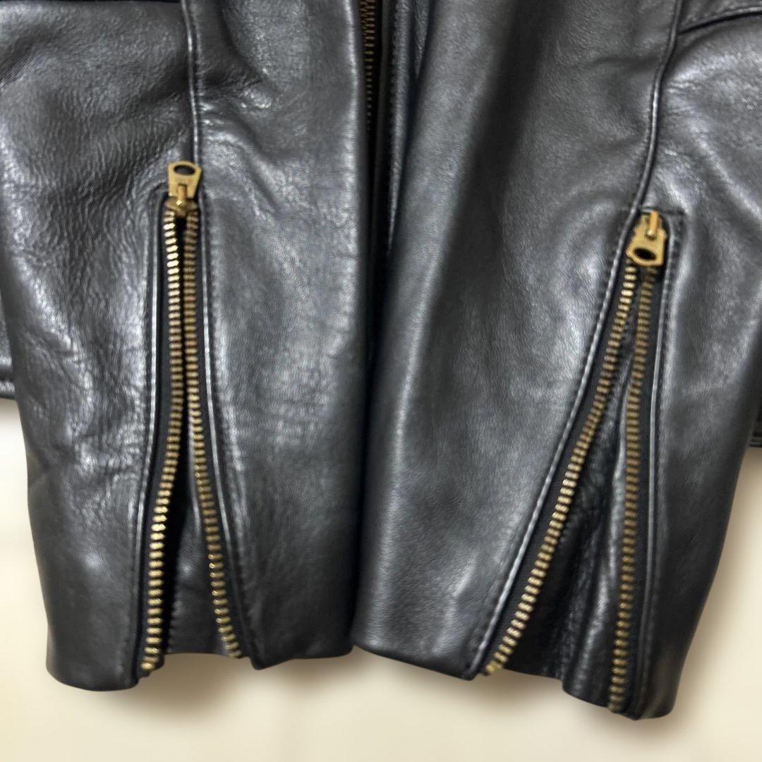Vanson バンソン　シングルライダースジャケットUSA製ブラック黒サイズ40