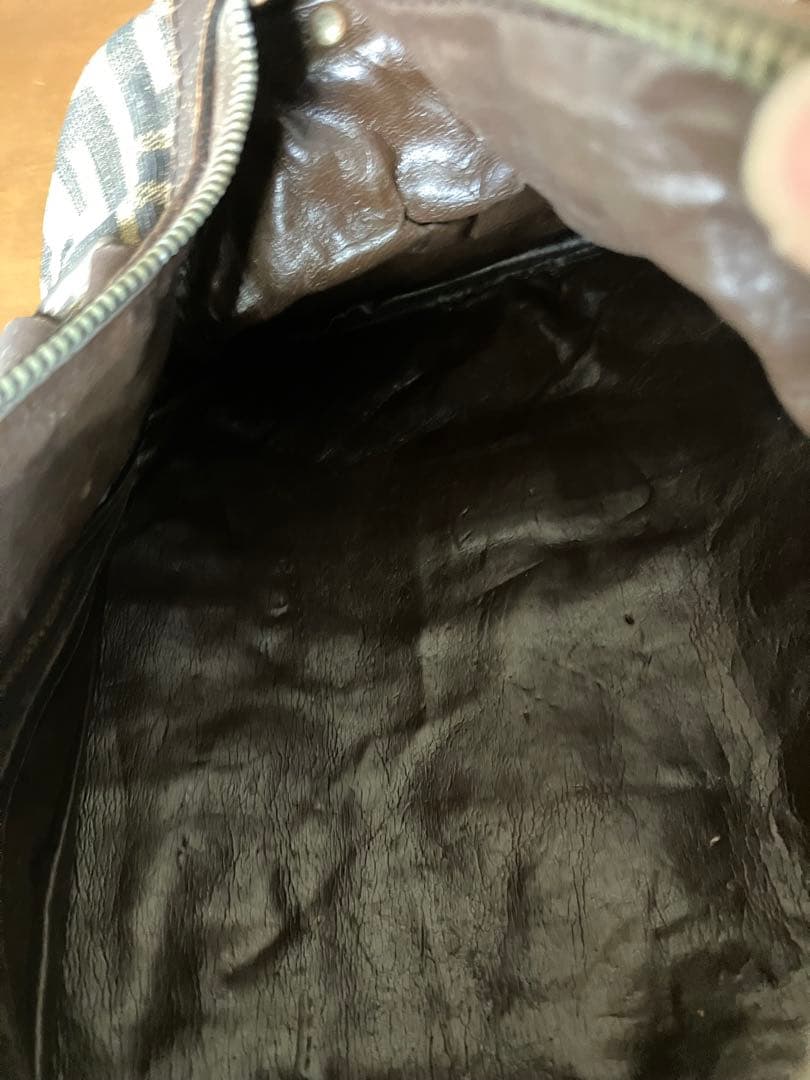 Fendi ミニボストンバッグ キャンバス・ズッカ