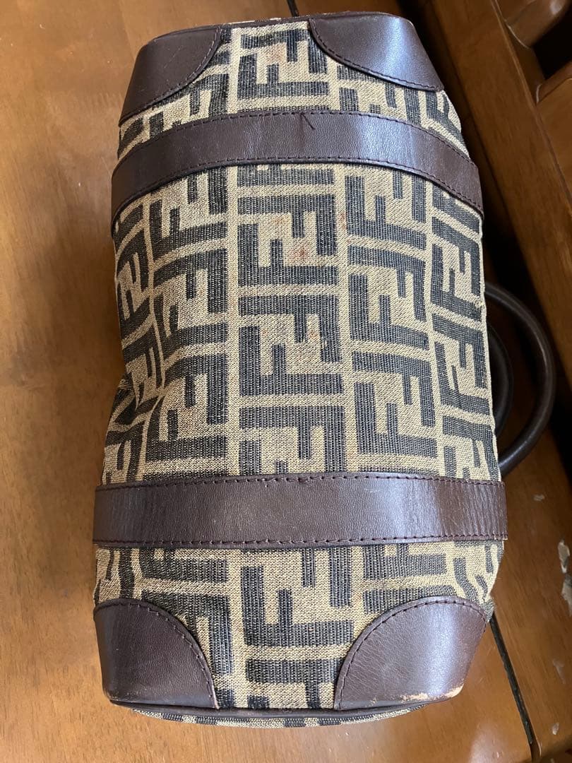 Fendi ミニボストンバッグ キャンバス・ズッカ