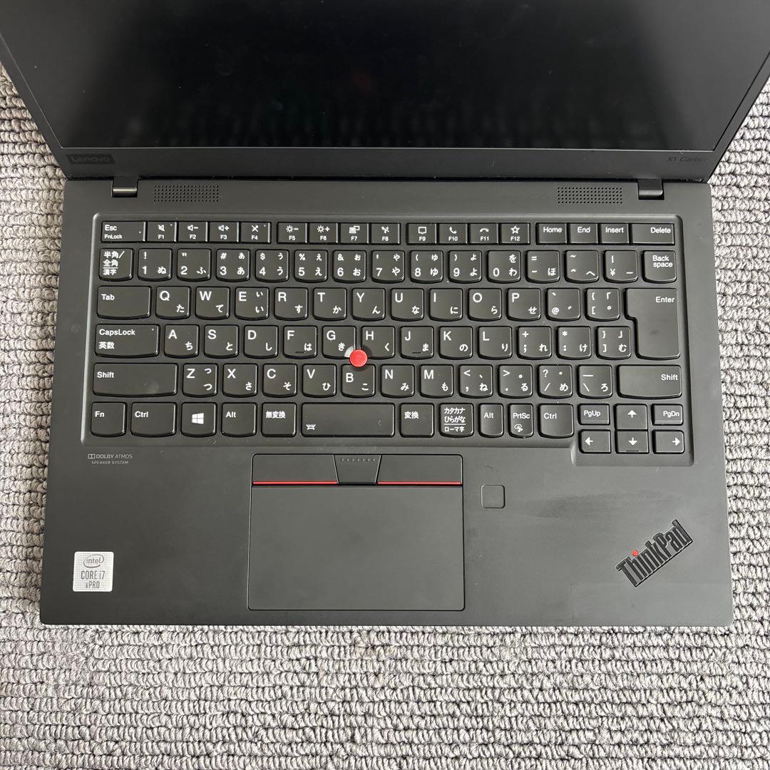 Windowsノート本体 lenovo thinkpad X1 Carbon i7-10610U