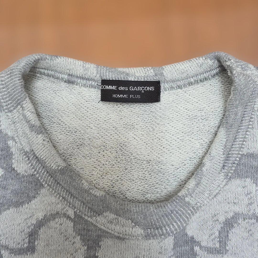 コム デ ギャルソン オム プリュス　スウェット　グレー　サイズM程度