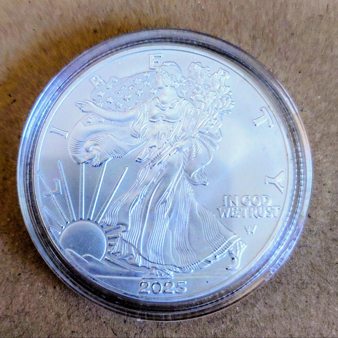 m*u様 2025年 ウィングドリバティ 1オンス銀貨 アンティーク 古銭 コレ