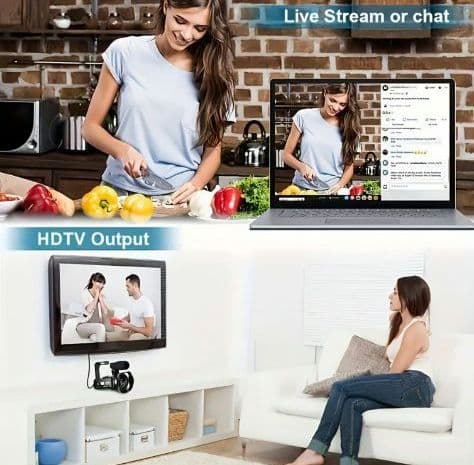 4kカメラ18倍ズームWi-Fi接続大型マイクライブストリーム