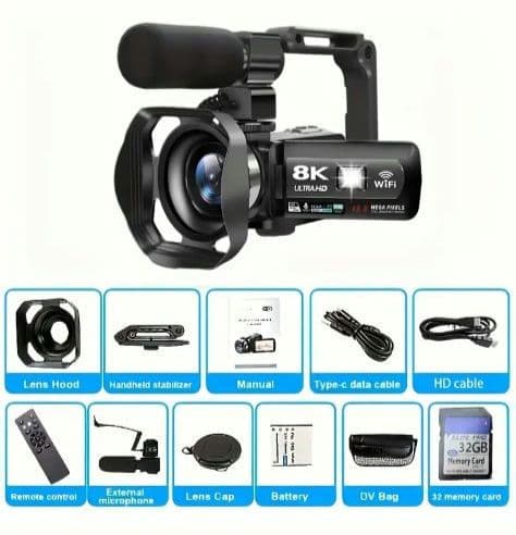 4kカメラ18倍ズームWi-Fi接続大型マイクライブストリーム