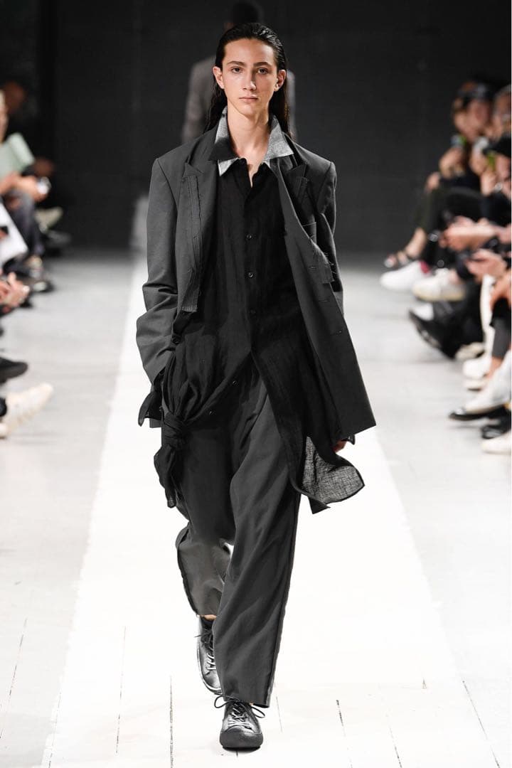 yohjiyamamoto pour homme 24SS リネンロングシャツ