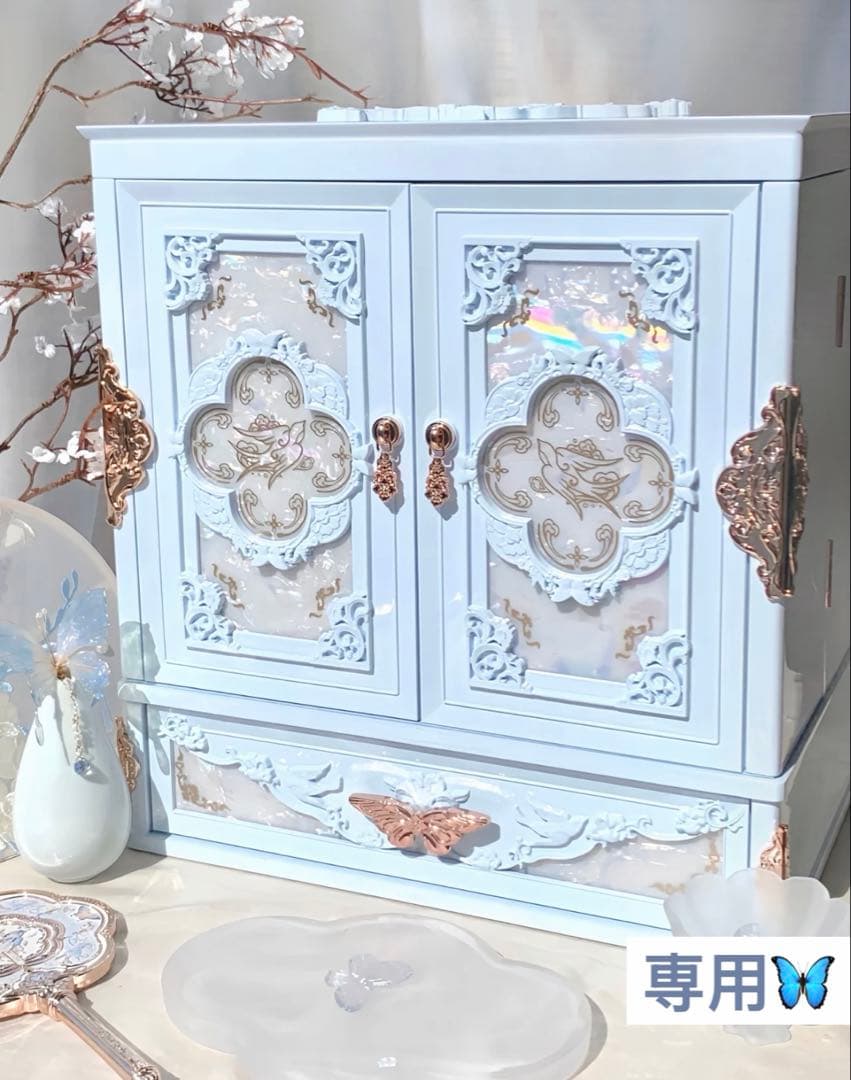 【咲】フラワーノーズ　新作　胡蝶雲肩収納ボックス　中華風　非売品　小物入れ