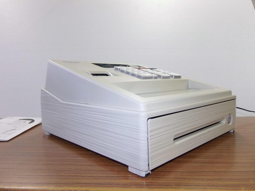 設定無料 SHARP XE-A147-W 8部門レジスター 250731