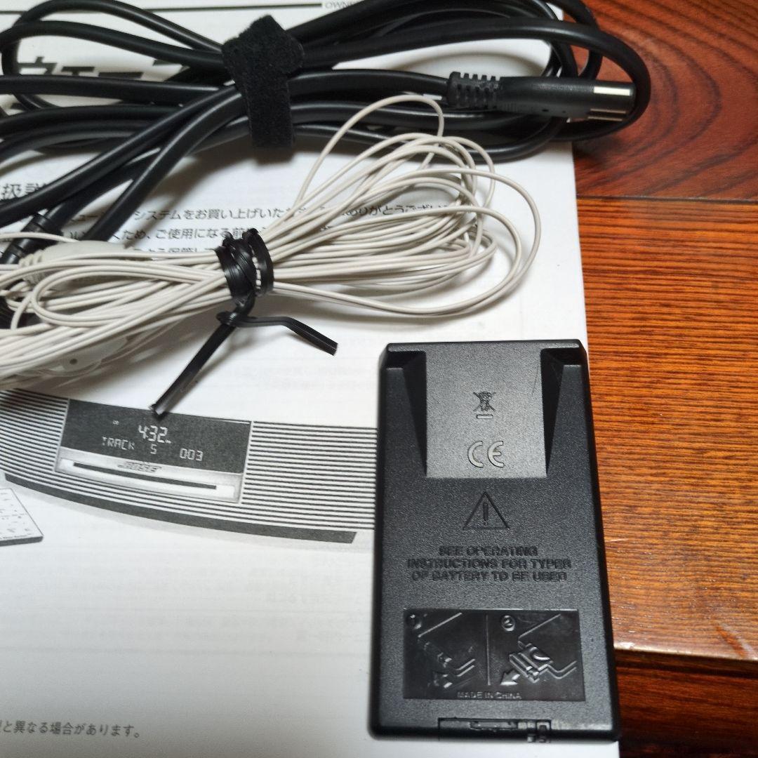 BOSEWave Music System動作品純正リモコンコードアンテナ取説