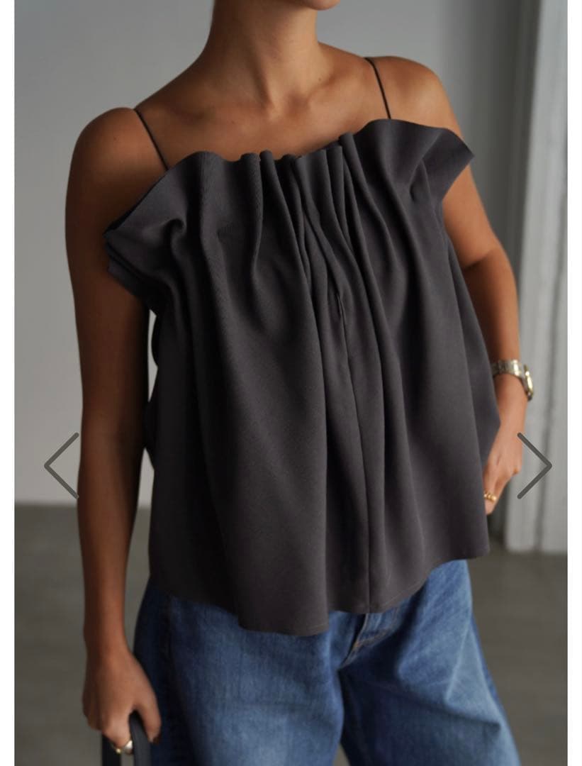 新品　完売品　room306 Pleats Design Tops