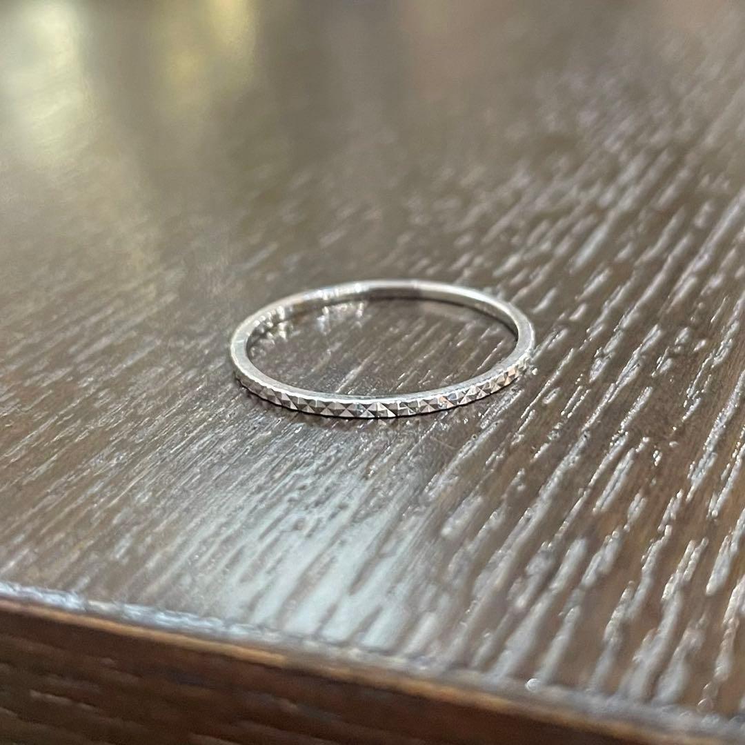 プラチナ900 キラキラカット　リング　　1グラム　 14号　専用です