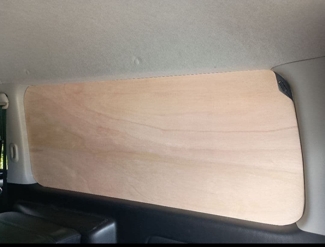 「15」ハイエース　窓埋めパネル　サンシェード　左右セット　安心の9mm合板