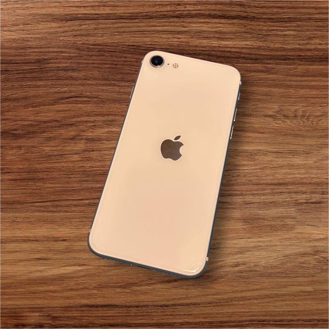 【極美品】iPhoneSE2 128GB SIMフリー バッテリー新品