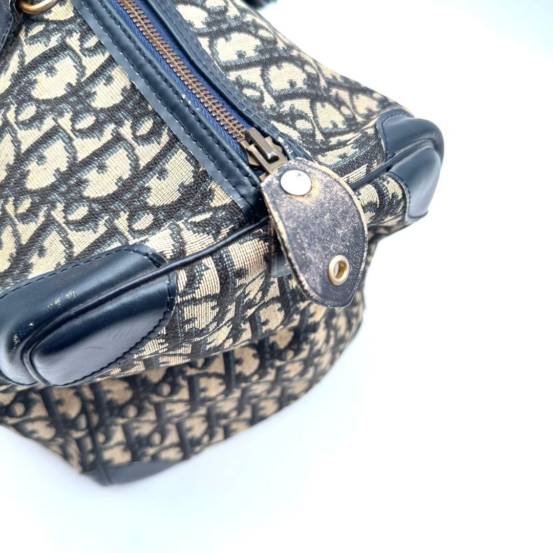Christian Dior ディオール　トロッター　ボストンバッグ　キャンバス