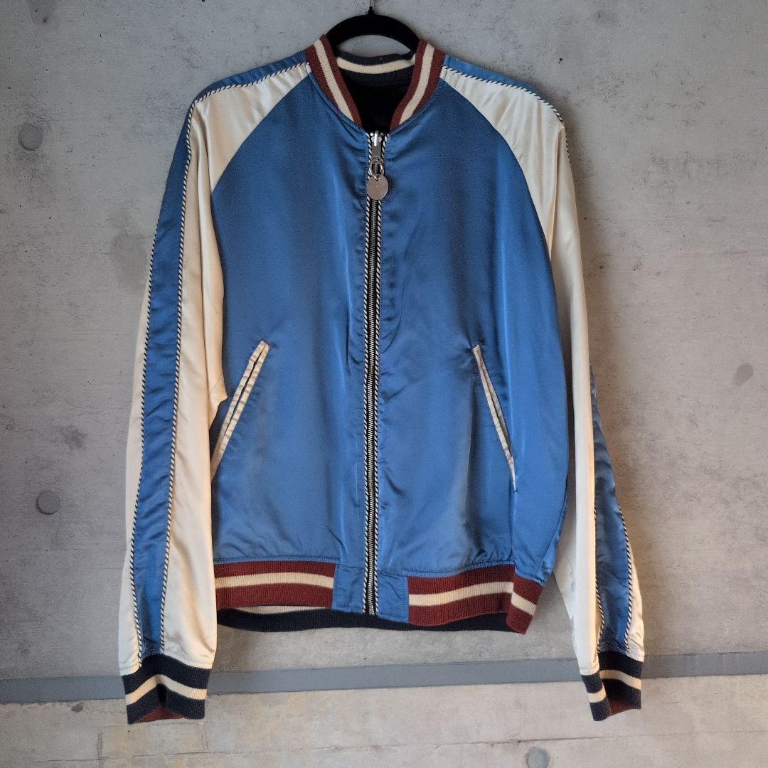 未使用 DIESEL スカジャン 刺繍 龍 リバーシブル