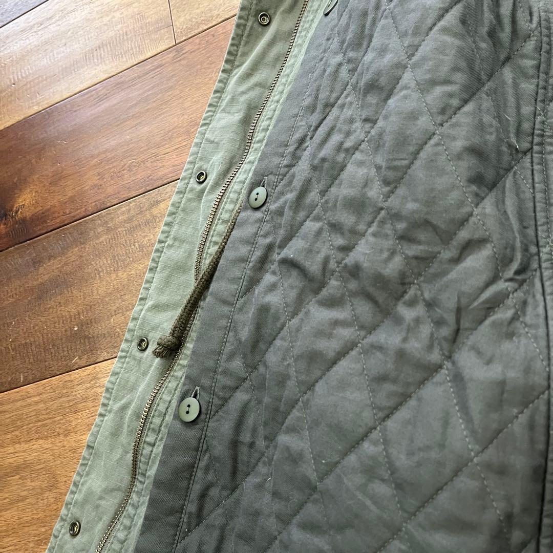 バーバリーブルーレーベル　ミリタリーコート　サイズ38 カーキ