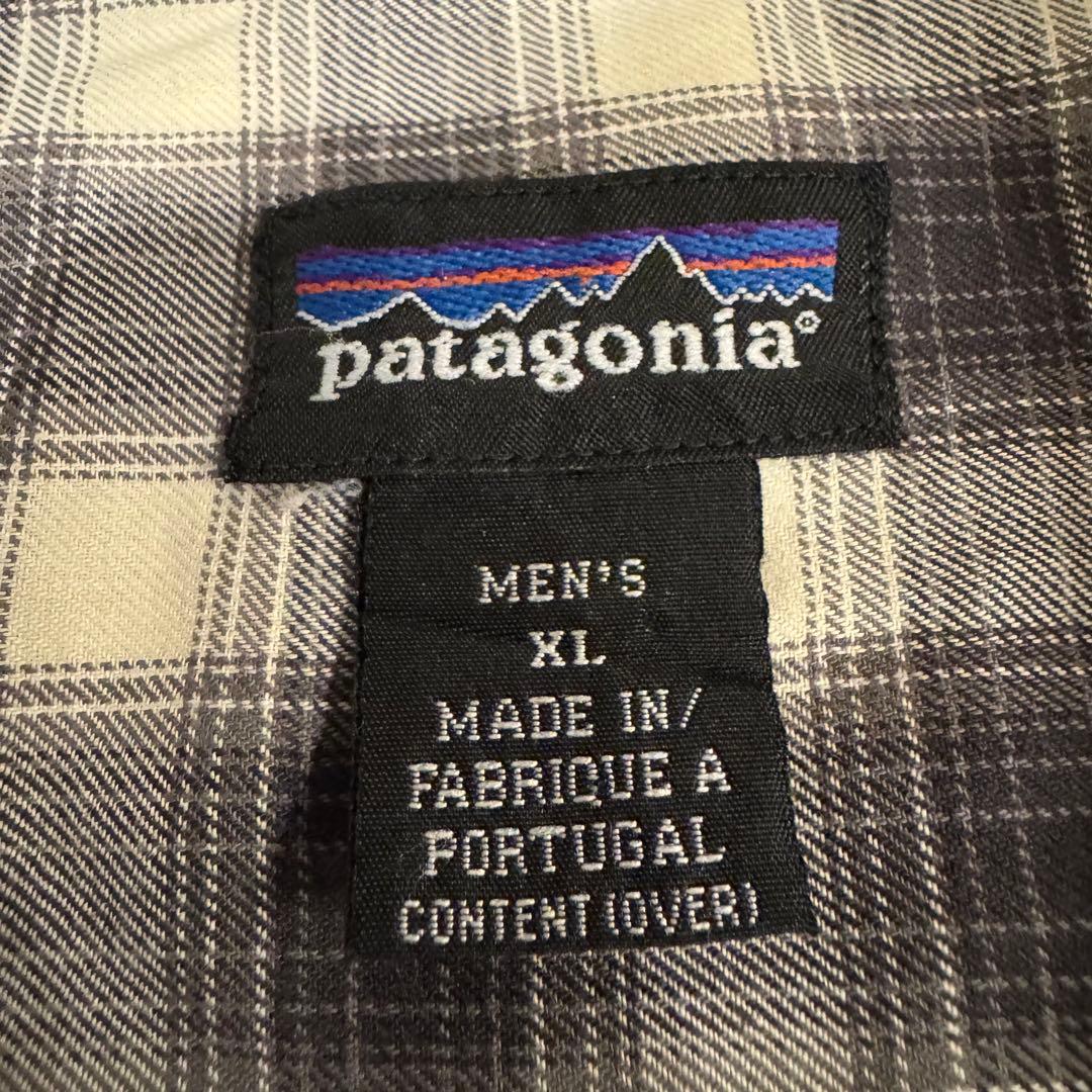 パタゴニア オンブレ シャドーチェック シャツ ポルトガル製　XL