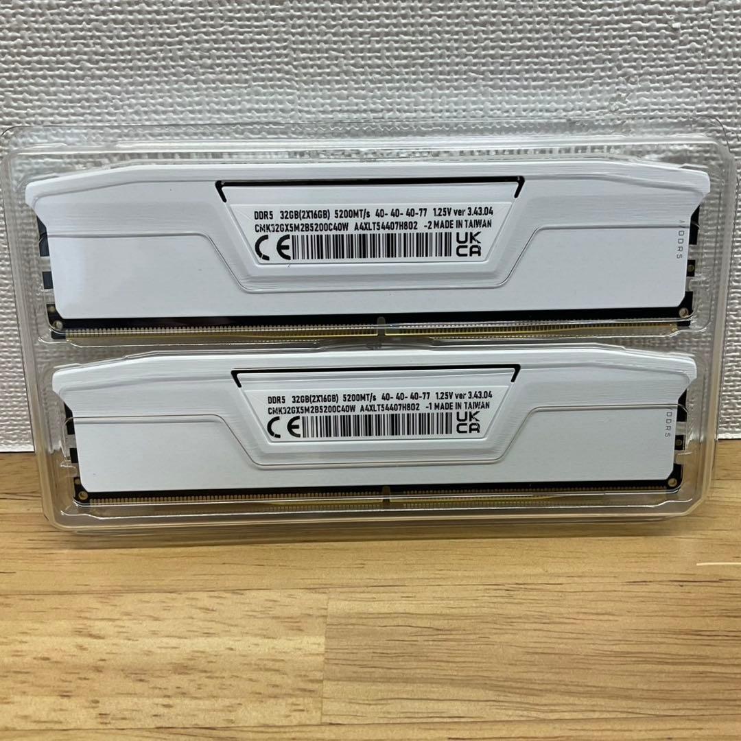 Corsair DDR5-5200 32GB(16GB×2)メモリ 新品未使用