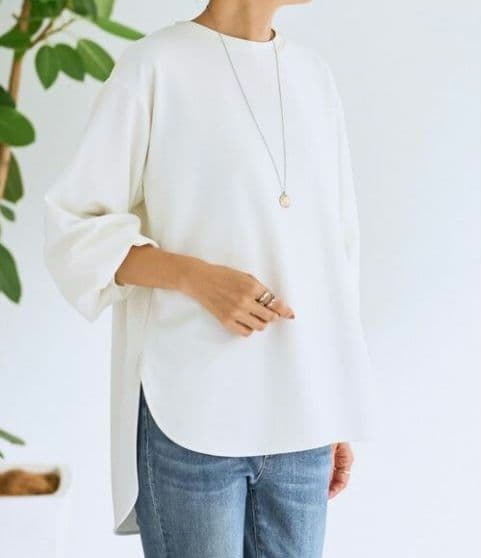 極美品✨️BEARDSLEY Tブラウス FREEサイズ　ホワイト М