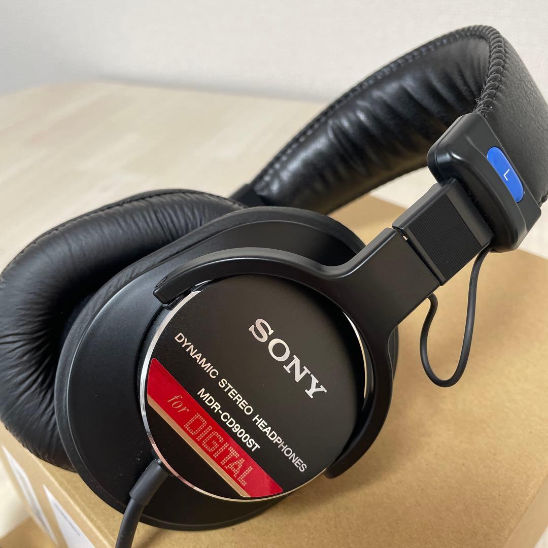 【美品】SONY MDR-CD900ST BLACK ヘッドホン