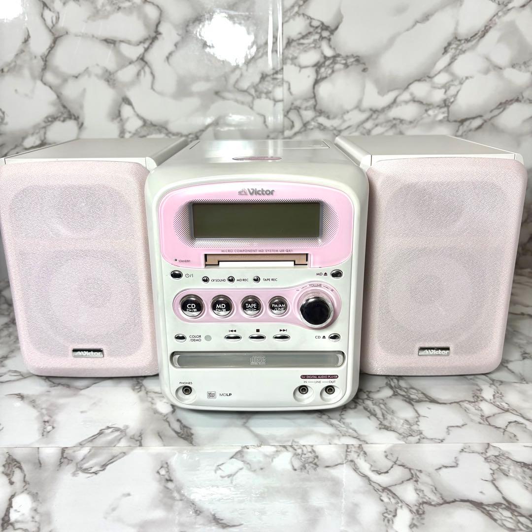 良品　Victor ビクター UX-QX1 MDコンポ MDデッキ
